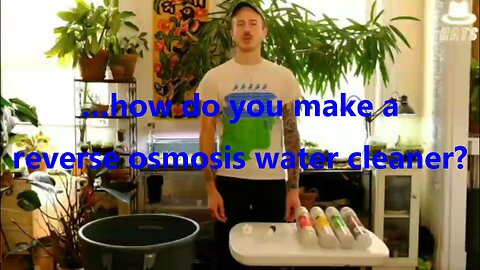 …how do you make reverse osmosis water cleaner?
