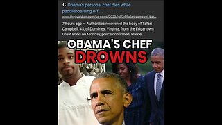 Obama’s Chef Dies - Drowning Off Of Martha’s Vineyard