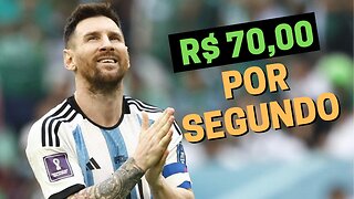 MESSI VAI GANHAR R$70,00 POR SEGUNDO NA ARÁBIA SAUDITA