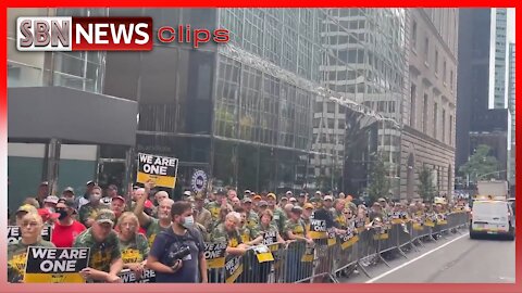 Alabama Coal Miners Protest Outside Blackrock in NYC - 2729