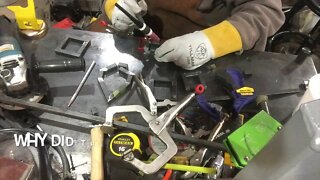 Scrap Bin Hanger Pt. 4 - TIG welding montage