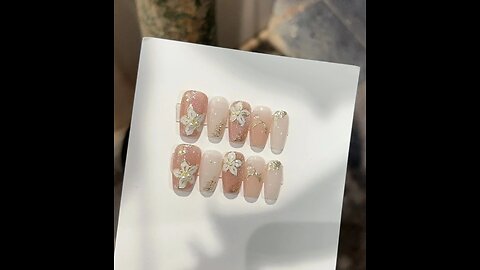 10Pcs Shiny Handmade Press On Nails