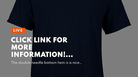 Click link for more information! Gildan Men's Double Needle Bottom Hem Rib Knit T-Shirt