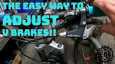 The Easy Way to Adjust V Brakes!