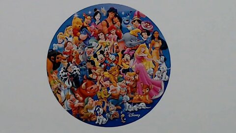 Disney's Circle of Friends Jigsaw Puzzle Time Lapse