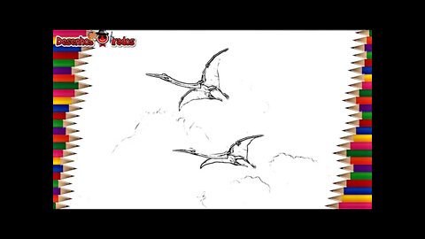 Como Desenhar o Pterossauro Gigante | How to Draw Giant Pterosaur | Desenhos Irados Nº 30 | 2021