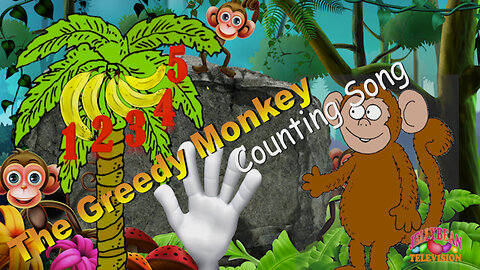 Teh Greedy Monkey Counting Song - Animation