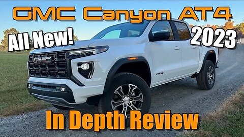 2023 GMC Canyon AT4: Start Up, Test Drive & In Depth Review
