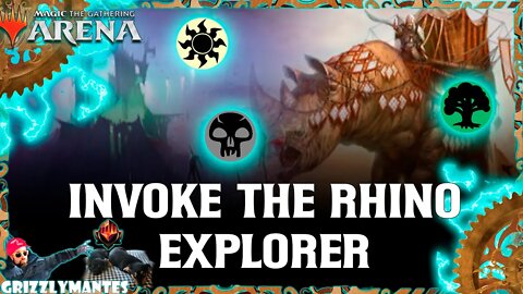 🟢⚪⚫INVOKE THE RHINO⚫⚪🟢|| Streets of New Capenna || [MTG Arena] Bo1 Black Green White Explorer Deck