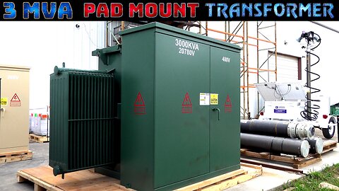 3 MVA Pad Mount Transformer - 20780V Delta Primary, 480Y/277 Wye Secondary - KNAN/Bell Green
