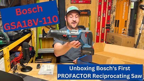 Bosch GSA18V-110 : Unboxing