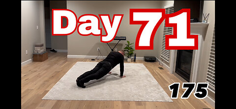 March 12th. 133,225 Push Ups challenge (Day 71)