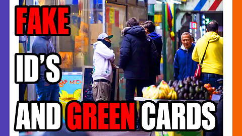 Migrant Gangs Selling Fake Green Cards And ID's