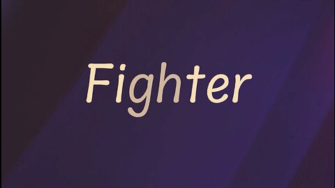 Divina Sha & LittleRain- Fighter (Official Lyric Video)