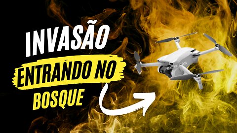 🚨 INVASÃO DRONE 🚨 ENTRAMOS NO BOSQUE MUNICIPAL COM #dji MINI 3 !!! 😱😱😱