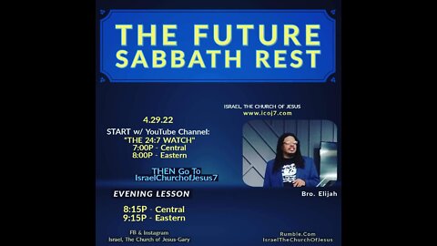 THE FUTURE SABBATH REST