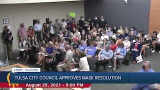 Tulsa City Council Approves Mask Resolution