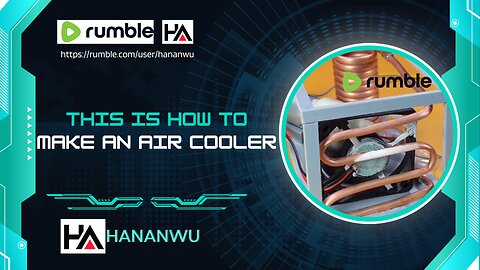 This is how to make an Air cooler