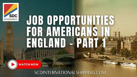 Exploring Job Opportunities for Americans in England