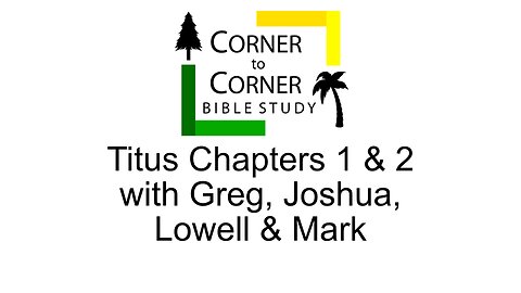 The Epistle to Titus Chapters 1 & 2