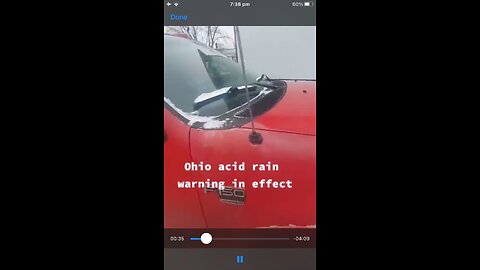 Ohio acid rain take coating from the car ?