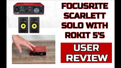 Focusrite Scarlett Solo 2x2 USB Audio Interface - Great Audio Interface for Podcasting or Recording