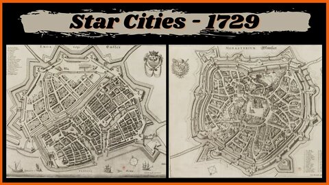 Star Forts Are Really Star Cities - Book from 1729