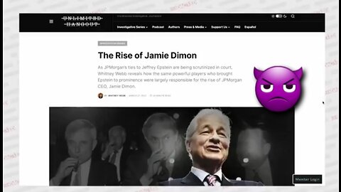 WHITNEY WEBB - EXPOSES JAMIE DIMON'S SHADY EPSTEIN CONNECTIONS L
