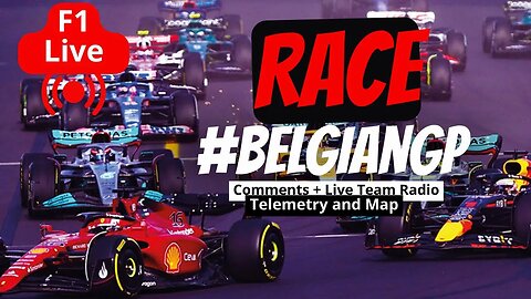 Live #BelgianGP Race | Team radio live | Live Timing and GPS Map