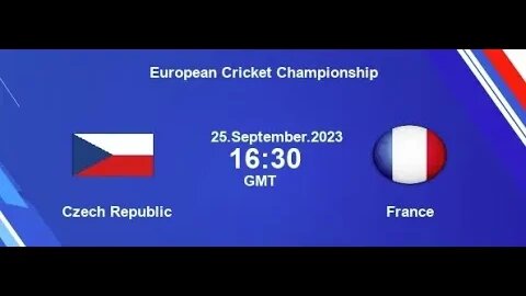 Czech Republic vs France | CZR vs FRAN | 4th Match of European T10 2023 | Cricket TV Live