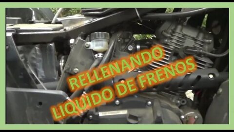 ATV 250cc ITALIKA - Rellenar liquido de Frenos