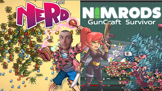 Nerds & NIMRODS Going After Vampire Survivors (Bullet-Hell Roguelikes Indie Games)