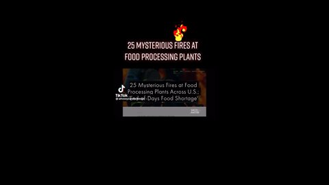 25 MYSTERIOUS FOOD PRODUCTION OR FERTILIZER PLANT FIRES🔥🔥🔥