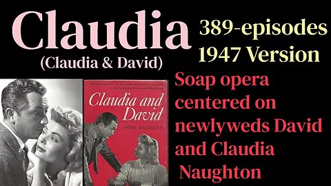 Claudia Radio 1947 ep052 Claudia Suspects