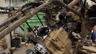 Wrong way to clean engine