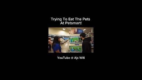 Trying To Eat The Pets At Petco!