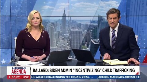 Tim Ballard: Biden Admin "incentivizing" child trafficking