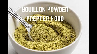 Bouillon Powder Prepper Food