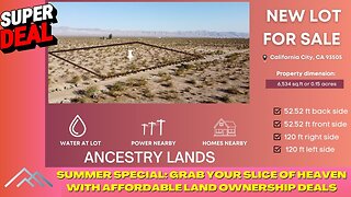 Unlock Your Summer Dreams: Affordable Land Ownership Deals on Sale - Ancestry Lands