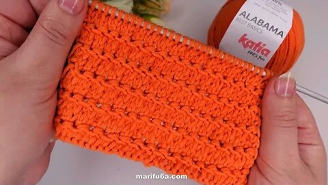How to knit stitch free written pattern in description