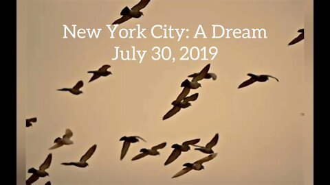 New York City Tsunami Dream (from July 2019)