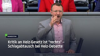 Kritik an Heiz-Gesetz ist "rechts" – Schlagabtausch bei Heiz-Debatte