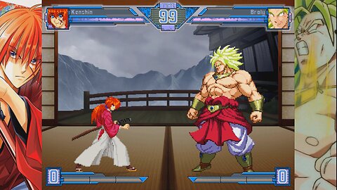 [MUGEN Lifebar] Blue Life: Kenshin x Broly