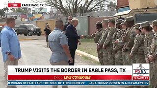Trump arrives at the Texas border in Eagle Pass