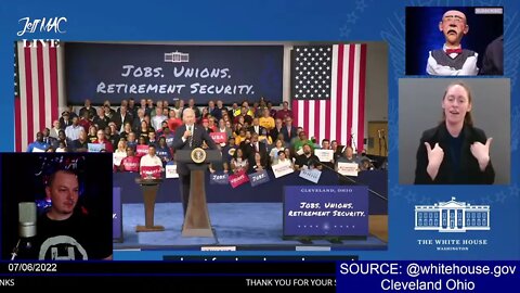 LIVE: Biden on Historic American Rescue Plan Pension Relief | Cleveland Ohio | USA |