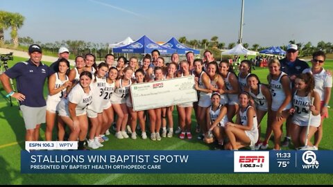 American Heritage girls lacrosse wins Baptist Performance of the Week