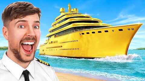 $1 vs $1,000,000,000 Yacht! Credit :@Mr. beast