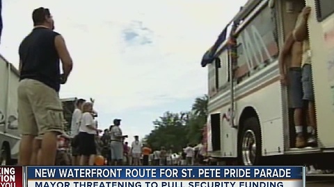 New waterfront route for St. Pete parade, Mayor threatening to pull funding