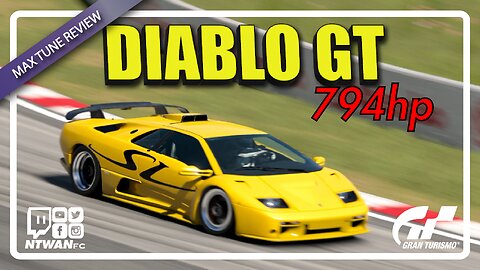 Lamborghini Diablo GT | Deep Forest Circuit | Max Tune Review | Gran Turismo 7