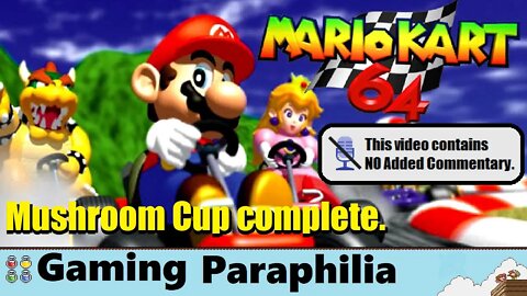 Mario Kart 64 Mushroom Cup - No Commentary